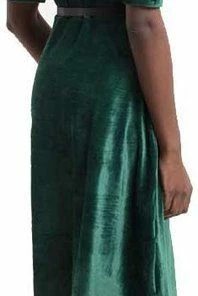 Voodoo Vixen Lange Jurk -XL- Penelope Fluwelen Groen -Exporteren dameskleding winkel 198x840