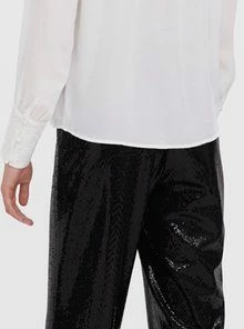 Vero Moda Blouse Vmnorma L/s Shirt Wvn Btq 10279852 Cloud Dancer Dames Maat - L -Exporteren dameskleding winkel 220x840 1