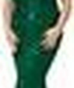 Merkloos Sierlijke Jurk Met Pailletten - Maat 44 - Groen