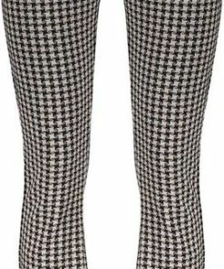 Geisha Broek Jacquard Check Flared Legging 21841 60 000999 Dames Maat - S