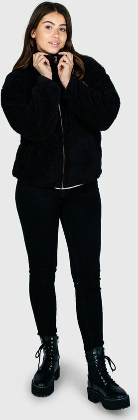 Brunotti Huntress Teddy Fleece Jas - Dames - Black - M 7 Brunotti Huntress Teddy Fleece Jas - Dames - Black - M - Afbeelding 5