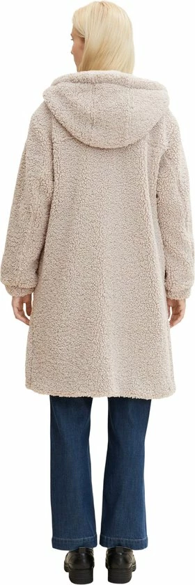 TOM TAILOR Hooded Teddy Coat Dames Jas - Maat L 6 TOM TAILOR Hooded Teddy Coat Dames Jas - Maat L - Afbeelding 4