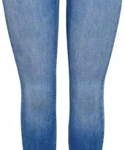 Only ONLBLUSH LIFE MID SKINNY REA12187 NOOS Medium Blue Denim Dames Jeans - Maat M X L32