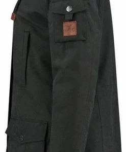 MGO Leisure Wear MGO Jools Parka - Gewatteerrde Damesjas Met Teddy Voering - Zwart - Maat XXL -Exporteren dameskleding winkel 299x840