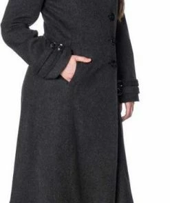 Banned Winterjas -M- Industrial Zwart -Exporteren dameskleding winkel 312x840 1