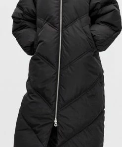 Pieces PCFELICITY LONG PUFFER JACKET Dames Jas Black - Maat S -Exporteren dameskleding winkel 322x840 4