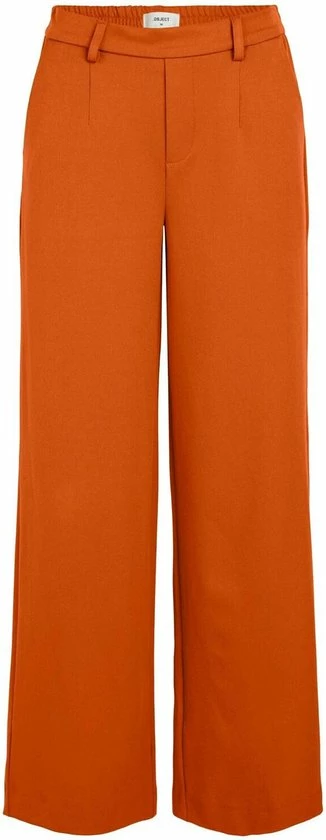 Object Broek Objlisa Wide Pant Noos 23037921 Gold Flame/col Dames Maat - W38 3 Object Broek Objlisa Wide Pant Noos 23037921 Gold Flame/col Dames Maat - W38