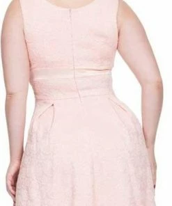 Voodoo Vixen Korte Trouwjurk -M- Lauren Roze -Exporteren dameskleding winkel 327x840 4