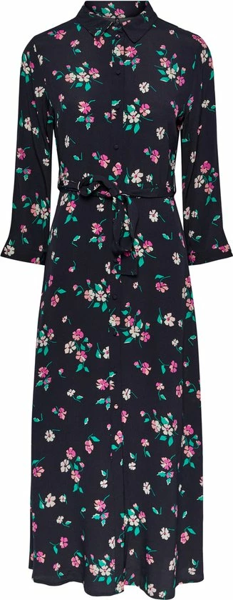 Pieces Curve PIECES PCNIKITA APRIL 3/4 MIDI DRESS BC QX Dames Jurk - Maat 48 3 Pieces Curve PIECES PCNIKITA APRIL 3/4 MIDI DRESS BC QX Dames Jurk - Maat 48