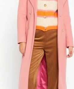 LOLALIZA Lange Mantel Met Striklint - Nude - Maat L 9 LOLALIZA Lange Mantel Met Striklint - Nude - Maat L -Exporteren dameskleding winkel 328x840