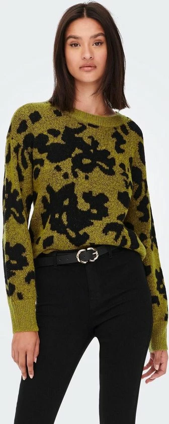 Jacqueline De Yong Trui Jdyhelga L/s Jacqaurd Pullover Knt 15271299 Ecru Olive Dames Maat - S 6 Jacqueline De Yong Trui Jdyhelga L/s Jacqaurd Pullover Knt 15271299 Ecru Olive Dames Maat - S - Afbeelding 4