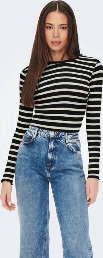 ONLY ONLEMMA LS O-NECK STRIPE TOP JRS NOOS Dames Top - Maat S 5 ONLY ONLEMMA LS O-NECK STRIPE TOP JRS NOOS Dames Top - Maat S - Afbeelding 3