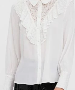 Vero Moda Blouse Vmnorma L/s Shirt Wvn Btq 10279852 Cloud Dancer Dames Maat - L -Exporteren dameskleding winkel 338x840 2