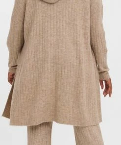 VERO MODA Curve VMLulu Lefile Open Hood Cardigan Curve Silver Mink/W. Melange 8 VERO MODA Curve VMLulu Lefile Open Hood Cardigan Curve Silver Mink/W. Melange -Exporteren dameskleding winkel 339x840 2