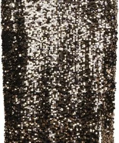 YDENCE Skirt Hannah - BlackGold Black -Exporteren dameskleding winkel 340x840 1