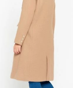 LOLALIZA Lange Jas - Camel - Maat 42 11 LOLALIZA Lange Jas - Camel - Maat 42 -Exporteren dameskleding winkel 340x840