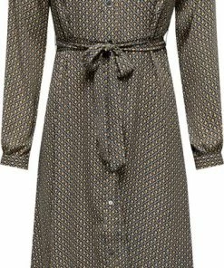 ONLY ONLALMA LIFE POLY EMILY SHIRT DRESS AOP Dames Jurk - Maat M