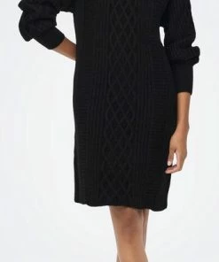 Only Jurk Onlleise Freya L/s Cable Dress Knt 15268813 Black Dames Maat - M 13 Only Jurk Onlleise Freya L/s Cable Dress Knt 15268813 Black Dames Maat - M -Exporteren dameskleding winkel 343x840 2