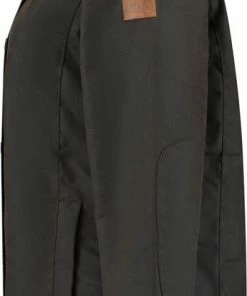 MGO Leisure Wear MGO Waxjas Meghan Dames - 100% Gewaxt Katoen - Gewatteerd - Winddicht En Waterdicht - Bruin - Maat L -Exporteren dameskleding winkel 345x840 1