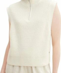 TOM TAILOR Troyer Knit Vest Dames Trui - Maat S 17 TOM TAILOR Troyer Knit Vest Dames Trui - Maat S -Exporteren dameskleding winkel 346x840 1