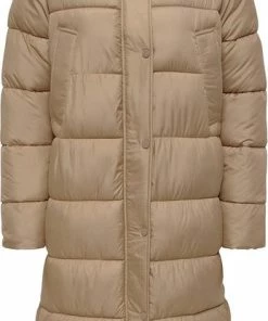 Only Jas Onlcammie X- Long Quilted Coat Otw 15267338 Tigers Eye Dames Maat - M -Exporteren dameskleding winkel 347x840
