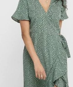 ONLY ONLOLIVIA S/S WRAP DRESS WVN NOOS Dames Jurk - Maat 40 -Exporteren dameskleding winkel 348x840 2