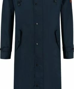 MGO Leisure Wear MGO Storm Extra Lange Regenjas - Dames Jack - Blauw - Maat XL