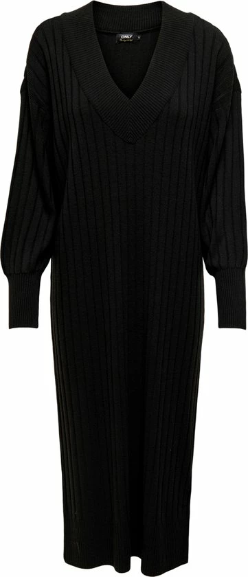 ONLY ONLNEW TESSA L/S MIDI V DRESS KNT NOOS Dames Jurk - Maat L 3 ONLY ONLNEW TESSA L/S MIDI V DRESS KNT NOOS Dames Jurk - Maat L