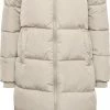 Pieces Jas Pcbee New Ultra Long Puffer Jacket 17127426 Birch Dames Maat - L