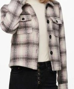 ONLY ONLLOU SHORT CHECK JACKET OTW NOOS Dames Jas - Maat L -Exporteren dameskleding winkel 367x840 1