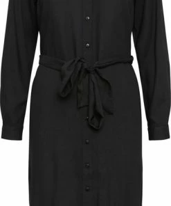 PIECES PCCAMMIE LS MIDI SHIRT DRESS NOOS BC Dames Jurk - Maat M