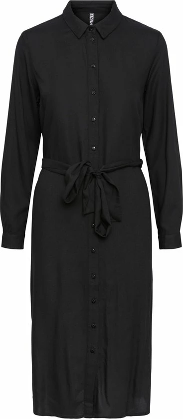 PIECES PCCAMMIE LS MIDI SHIRT DRESS NOOS BC Dames Jurk - Maat M 3 PIECES PCCAMMIE LS MIDI SHIRT DRESS NOOS BC Dames Jurk - Maat M