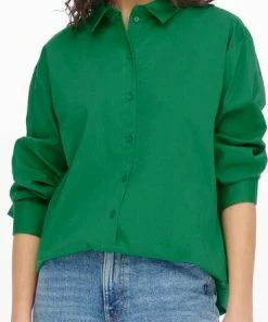 JDY JDYMIO L/S LONG SHIRT WVN NOOS Dames Blouse - Maat 38 -Exporteren dameskleding winkel 369x840
