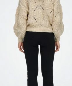 Only Trui Onljane L/s Structure Pullover Knt 15269294 Whitecap Gray/w Melange Dames Maat - S -Exporteren dameskleding winkel 371x840 8