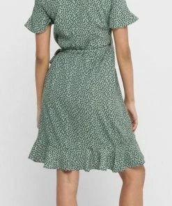ONLY ONLOLIVIA S/S WRAP DRESS WVN NOOS Dames Jurk - Maat 40 -Exporteren dameskleding winkel 376x840 2