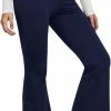 AWR Fashionable Dames Fishtail Pants / Flare Broek | Wijde Broek | Navy - M