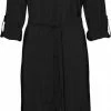 VERO MODA VMBELL LS CALF SHIRT DRESS WVN NOOS Dames Jurk - Maat M