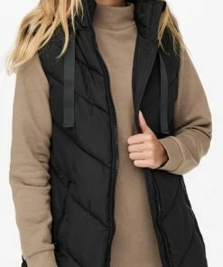 JdY JDYSKYLAR PADDED HOOD WAISTCOAT OTW Dames Jas - Maat S -Exporteren dameskleding winkel 387x840
