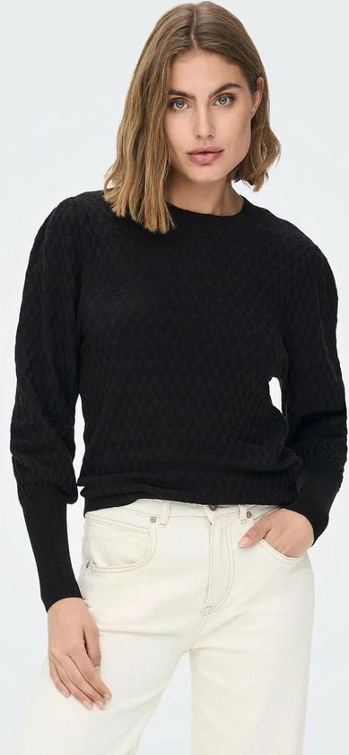 Only Trui Onlfaye Life L/s Pullover Cc Knt 15264797 Black Dames Maat - M 5 Only Trui Onlfaye Life L/s Pullover Cc Knt 15264797 Black Dames Maat - M - Afbeelding 3