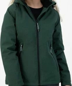 Kjelvik Dames Softshell Jas - Winter Softshell Jas Dames - Cato - Groen - Maat 46 -Exporteren dameskleding winkel 391x840 6