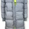 La Pèra Licht Grijze Lange Winterjas Dames Puffer Jas Dames - Maat L