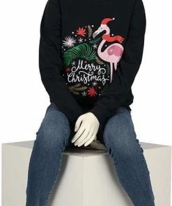 Apollo | Kersttrui Dames | Multi Blauw | Maat M | Merry Christmas | Kersttruien | Kerst | Foute Kersttrui -Exporteren dameskleding winkel 395x840 3