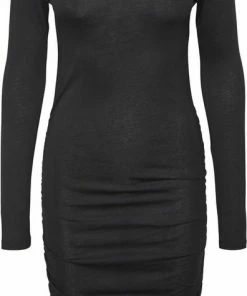 Noisy May NMAPRIL L/S ROUCHING DRESS NOOS