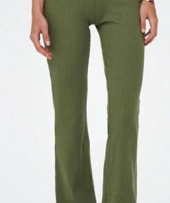 Only Broek Onlmegan Mw Flared Rib Pant Pnt 15267097 Kalamata Dames Maat - W28 X L32 -Exporteren dameskleding winkel 402x840 4