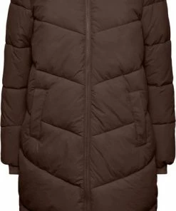 PIECES PCJAMILLA LONG PUFFER JACKET NOOS BC Dames Jas - Maat L