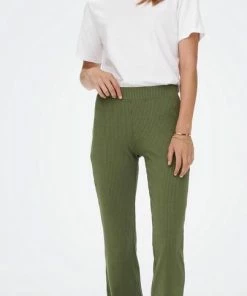 Only Broek Onlmegan Mw Flared Rib Pant Pnt 15267097 Kalamata Dames Maat - W28 X L32 -Exporteren dameskleding winkel 403x840 1
