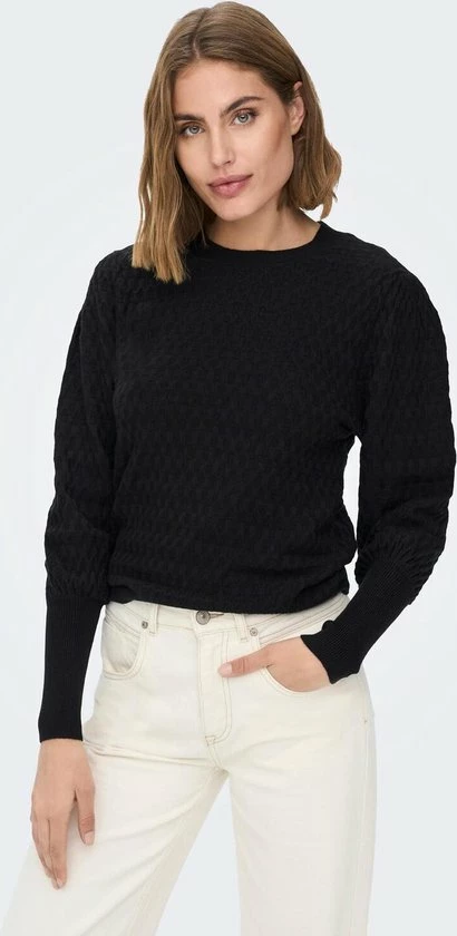 Only Trui Onlfaye Life L/s Pullover Cc Knt 15264797 Black Dames Maat - M 8 Only Trui Onlfaye Life L/s Pullover Cc Knt 15264797 Black Dames Maat - M - Afbeelding 6