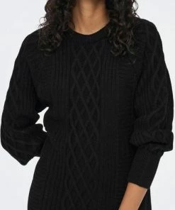 Only Jurk Onlleise Freya L/s Cable Dress Knt 15268813 Black Dames Maat - M 14 Only Jurk Onlleise Freya L/s Cable Dress Knt 15268813 Black Dames Maat - M -Exporteren dameskleding winkel 410x840 6