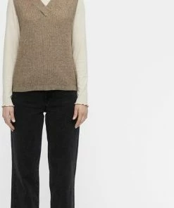 OBJECT OBJMALENA S/L KNIT WAISTCOAT NOOS Dames Trui - Maat S -Exporteren dameskleding winkel 418x840 1