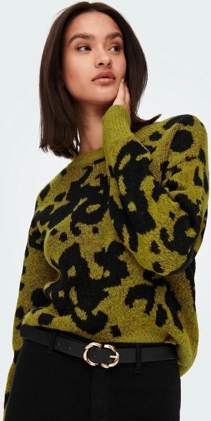 Jacqueline De Yong Trui Jdyhelga L/s Jacqaurd Pullover Knt 15271299 Ecru Olive Dames Maat - S 3 Jacqueline De Yong Trui Jdyhelga L/s Jacqaurd Pullover Knt 15271299 Ecru Olive Dames Maat - S